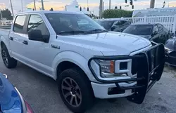 Salvage cars for sale from Copart Miami, FL: 2020 Ford F150 Supercrew