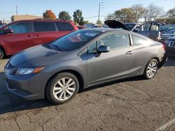 Salvage cars for sale at Moraine, OH auction: 2012 Honda Civic EXL