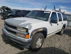 Chevrolet salvage cars for sale: 1999 Chevrolet Suburban K1500