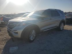 Salvage cars for sale at Cahokia Heights, IL auction: 2021 Ford Explorer Limited