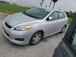 Toyota salvage cars for sale: 2009 Toyota Corolla Matrix