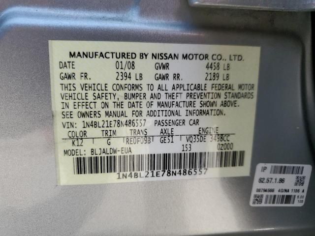 2008 Nissan Altima 3.5SE