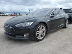 Salvage cars for sale from Copart Arcadia, FL: 2014 Tesla Model S