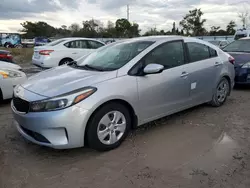 Salvage cars for sale at Riverview, FL auction: 2017 KIA Forte LX