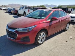 Salvage cars for sale at Las Vegas, NV auction: 2019 Chevrolet Cruze LT