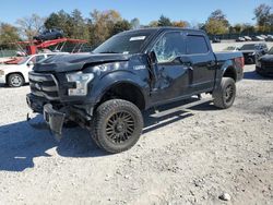 Salvage cars for sale from Copart Madisonville, TN: 2016 Ford F150 Supercrew