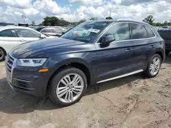 Salvage cars for sale at Riverview, FL auction: 2018 Audi Q5 Premium Plus