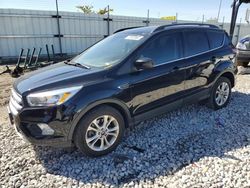 Salvage cars for sale at Cahokia Heights, IL auction: 2018 Ford Escape SE