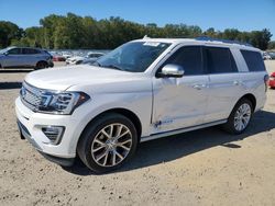 Salvage cars for sale at Conway, AR auction: 2018 Ford Expedition Platinum