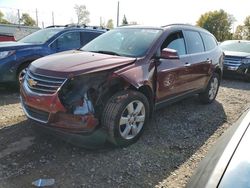 Salvage cars for sale at Lansing, MI auction: 2017 Chevrolet Traverse LT