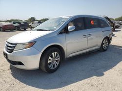 Salvage cars for sale from Copart San Antonio, TX: 2015 Honda Odyssey EXL