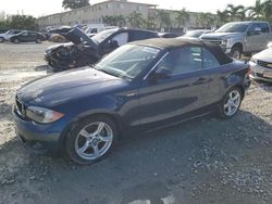 Salvage cars for sale from Copart Opa Locka, FL: 2013 BMW 128 I