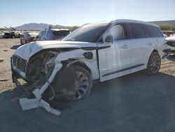 Salvage cars for sale at Las Vegas, NV auction: 2021 Lincoln Aviator Grand Touring