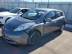 Salvage cars for sale at Magna, UT auction: 2014 Nissan Leaf S