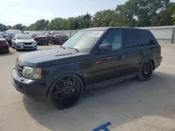 Salvage cars for sale at Wilmer, TX auction: 2008 Land Rover Range Rover Sport Supercharged