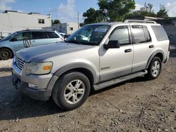 Salvage cars for sale at auction: 2006 Ford Explorer XLT