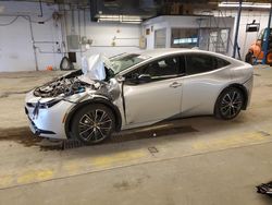 Salvage cars for sale at Wheeling, IL auction: 2023 Toyota Prius LE