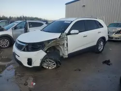 Salvage cars for sale at Franklin, WI auction: 2014 KIA Sorento LX