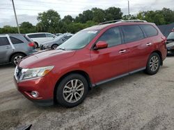 Salvage cars for sale at auction: 2015 Nissan Pathfinder S