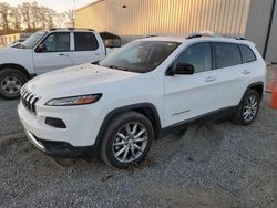 Salvage cars for sale at Spartanburg, SC auction: 2018 Jeep Cherokee Limited