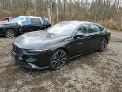 Salvage cars for sale from Copart Ontario Auction, ON: 2024 Honda Accord Touring Hybrid