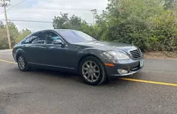 Salvage cars for sale at Eugene, OR auction: 2009 Mercedes-Benz S 550