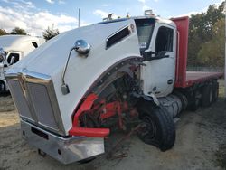 Salvage trucks for sale at Glassboro, NJ auction: 2021 Kenworth Construction T880