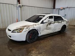 Salvage cars for sale at Pennsburg, PA auction: 2004 Honda Accord EX