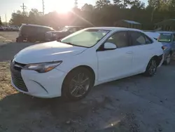 Salvage cars for sale at Savannah, GA auction: 2017 Toyota Camry LE