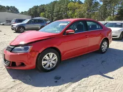 Salvage cars for sale at Seaford, DE auction: 2013 Volkswagen Jetta SE