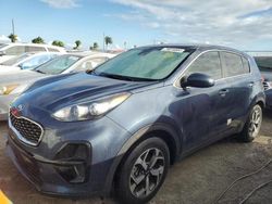 Carros salvage para piezas a la venta en subasta: 2021 KIA Sportage LX