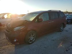 Salvage cars for sale at Indianapolis, IN auction: 2015 Toyota Sienna Sport