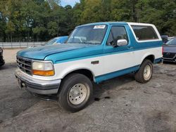 1995 Ford Bronco U100 en venta en Austell, GA