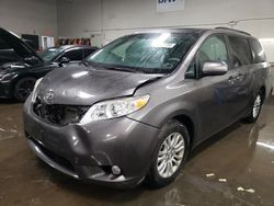 Salvage cars for sale at Elgin, IL auction: 2012 Toyota Sienna XLE