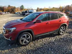 Salvage cars for sale at Candia, NH auction: 2019 GMC Terrain SLT