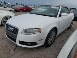 Salvage cars for sale from Copart Arcadia, FL: 2009 Audi A4 2.0T Cabriolet