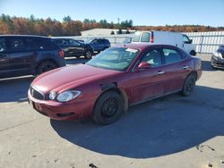 Salvage cars for sale at Windham, ME auction: 2005 Buick Lacrosse CX