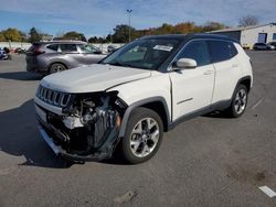 Salvage cars for sale at Glassboro, NJ auction: 2018 Jeep Compass Limited