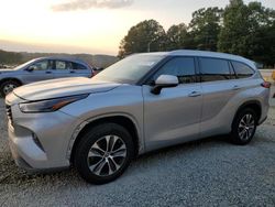 Salvage cars for sale at Concord, NC auction: 2022 Toyota Highlander XLE