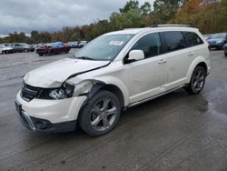 Salvage cars for sale at Ellwood City, PA auction: 2016 Dodge Journey Crossroad