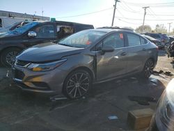 Chevrolet Cruze lt salvage cars for sale: 2018 Chevrolet Cruze LT