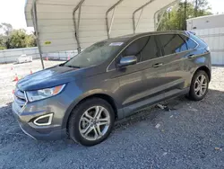 Salvage Cars with No Bids Yet For Sale at auction: 2015 Ford Edge Titanium