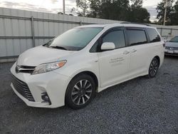 Toyota salvage cars for sale: 2020 Toyota Sienna XLE