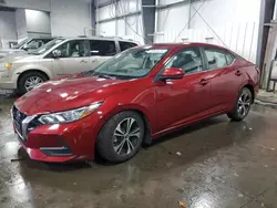 Nissan salvage cars for sale: 2020 Nissan Sentra SV