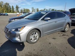 Salvage cars for sale from Copart Portland, OR: 2020 Hyundai Elantra SEL