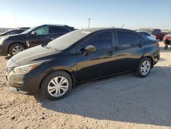 Salvage cars for sale at Andrews, TX auction: 2020 Nissan Versa S