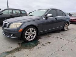 Mercedes-Benz salvage cars for sale: 2009 Mercedes-Benz C 300 4matic