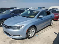 Salvage cars for sale at Riverview, FL auction: 2015 Chrysler 200 Limited