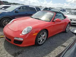 Flood-damaged cars for sale at auction: 2009 Porsche 911 Carrera Cabriolet