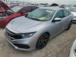 Salvage cars for sale at Riverview, FL auction: 2019 Honda Civic Sport